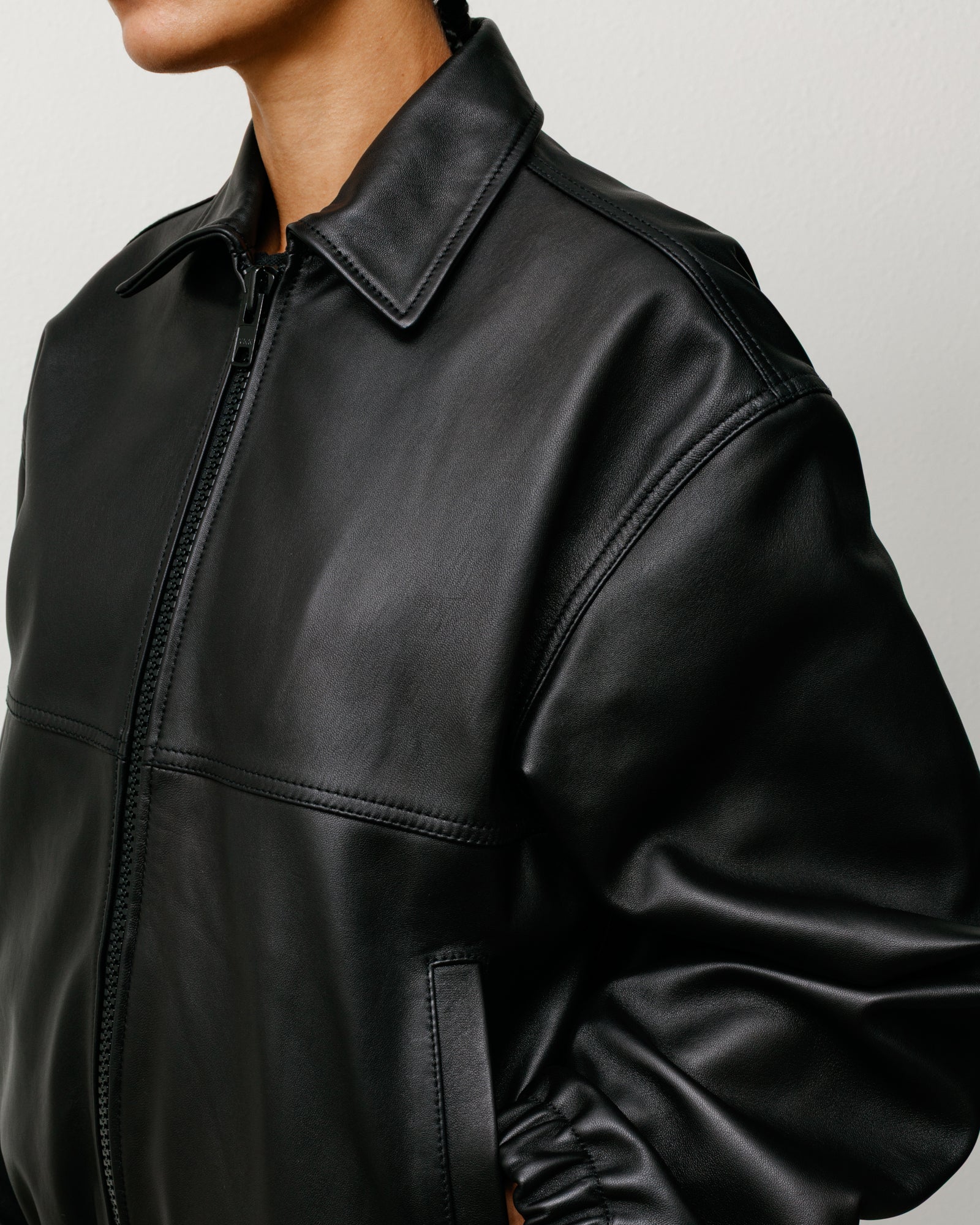 LEATHER WORK JACKET - Image 5