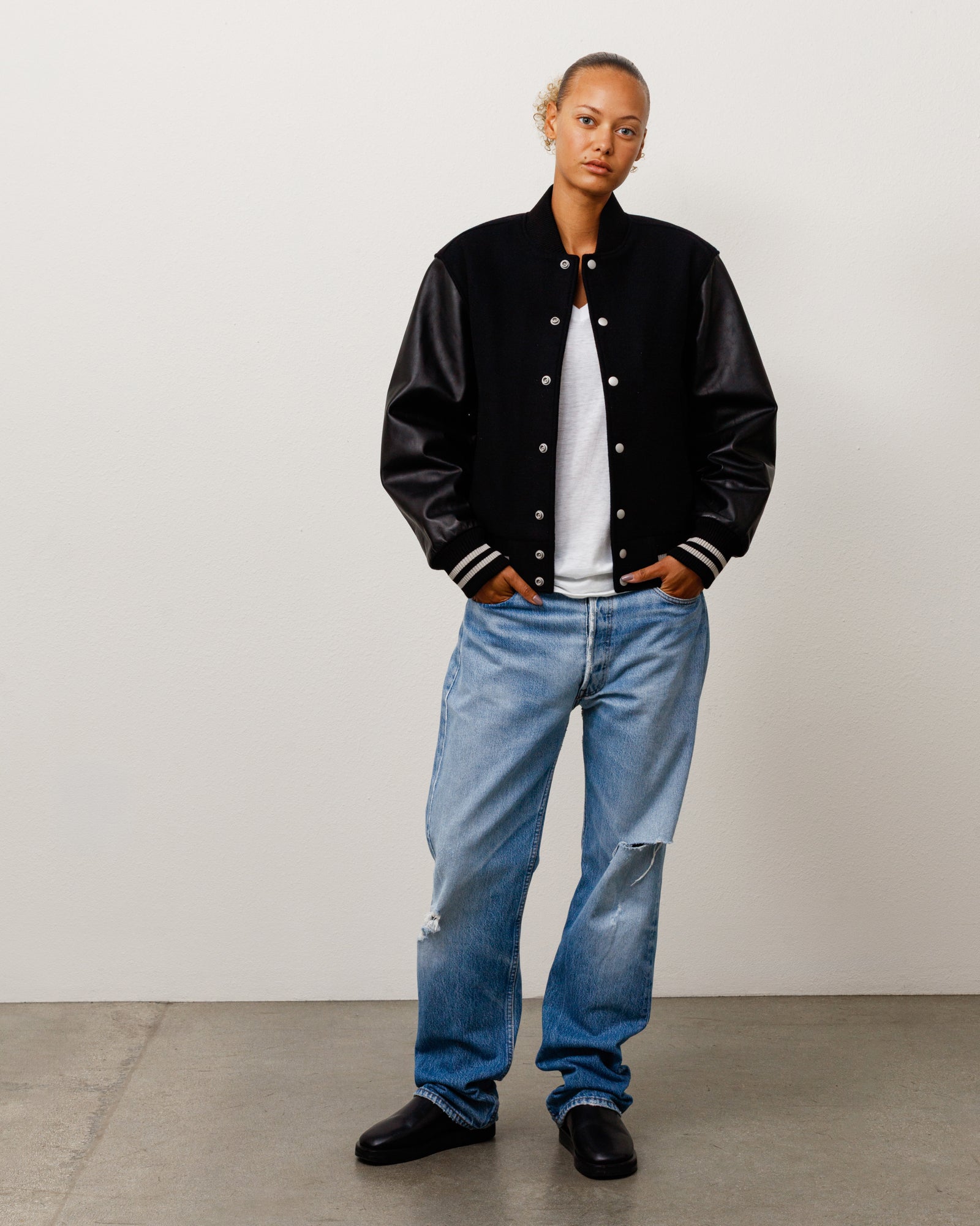 WOOL VARSITY JACKET - Image 3