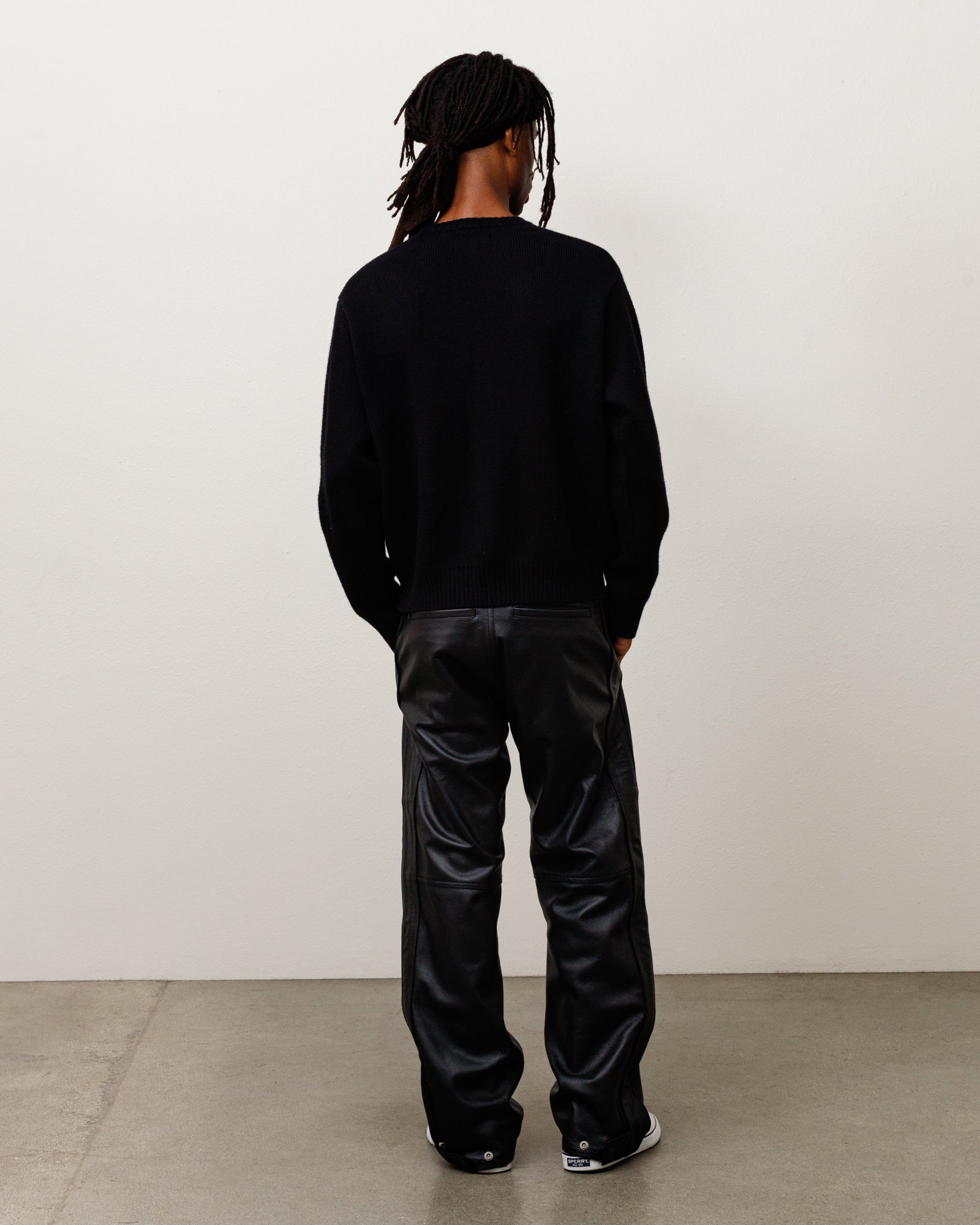 LEATHER MOTO PANT - Image 3