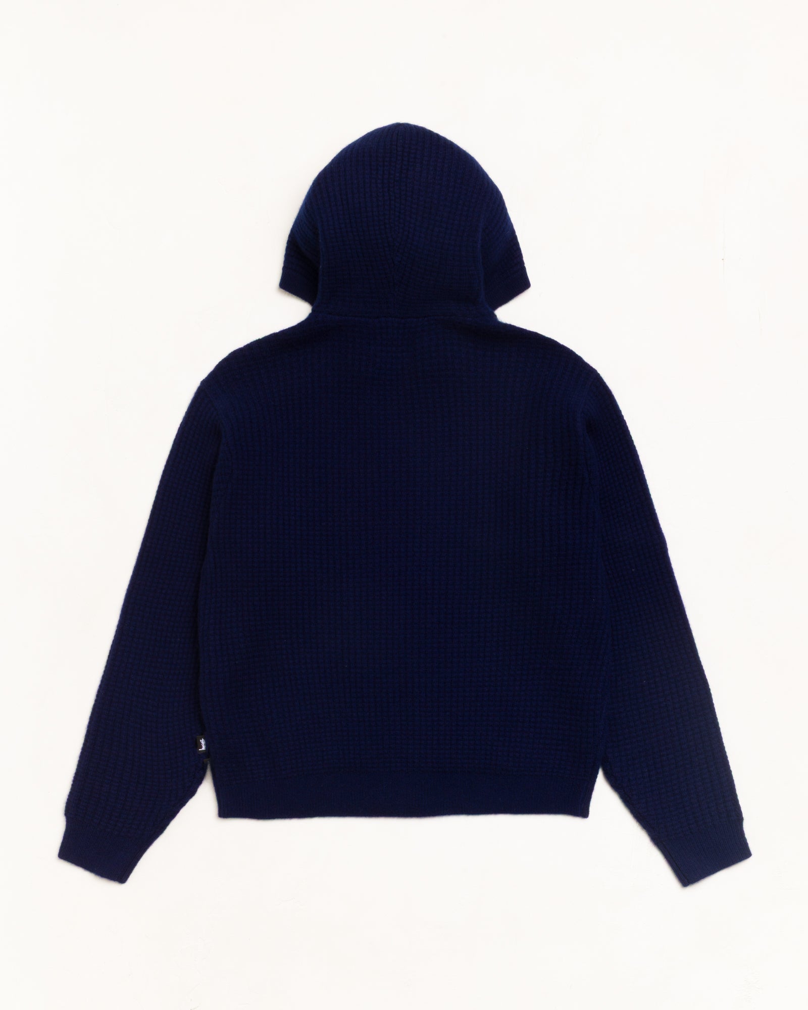 WAFFLE CASHMERE ZIP HOOD SWEATER - Image 5