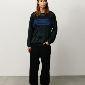 LIGHTWEIGHT STRIPED SWEATER