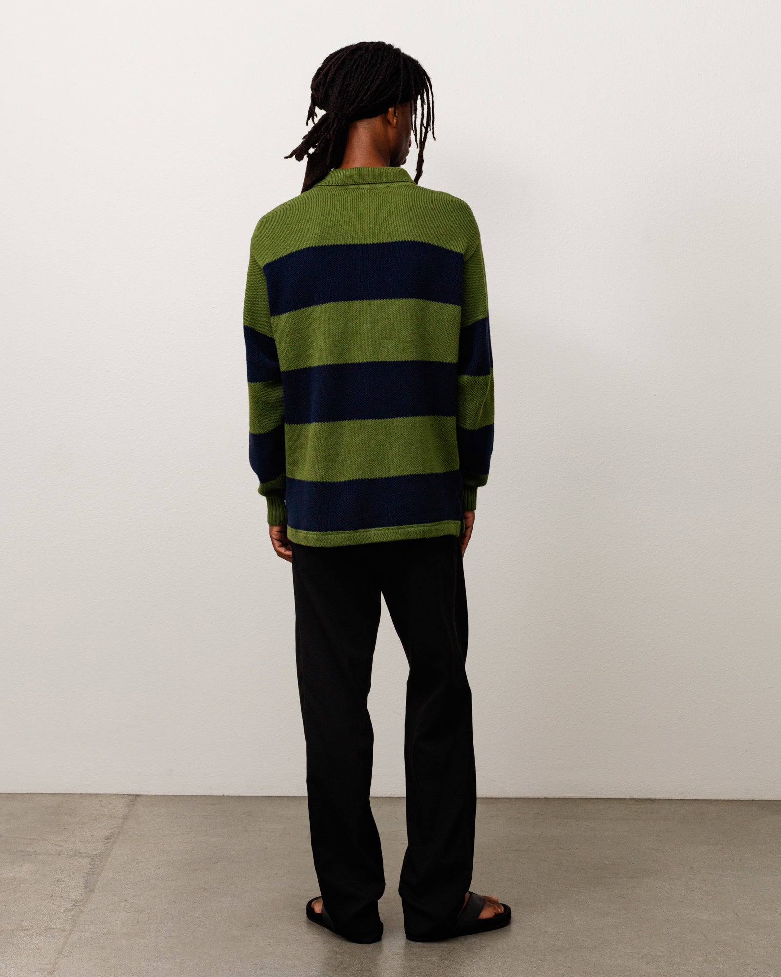 PIQUE KNIT STRIPE RUGBY - Image 3