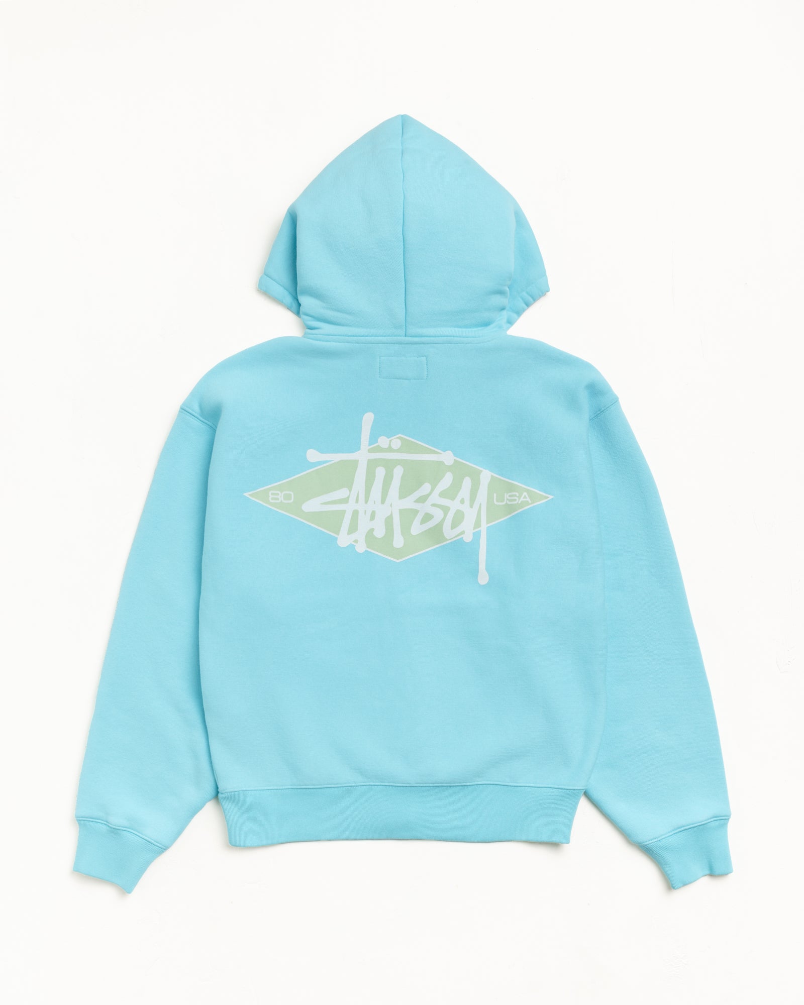 BASIC DIAMOND ZIP HOODIE - Image 2