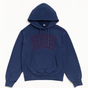 BLOCK SPORT HOODIE GARMENT DYED