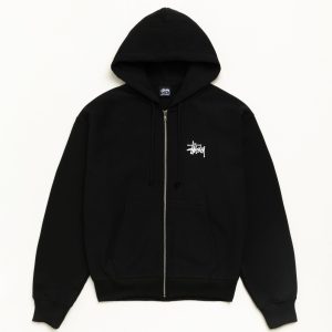 BASIC ST??SSY ZIP HOODIE